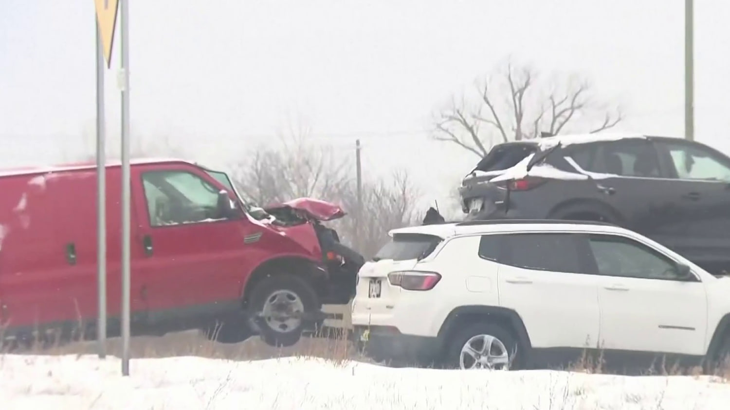 Dangerous winter weather causes travel chaos