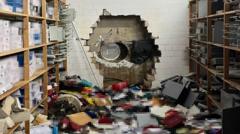 Thieves use drill to steal €30m in German bank heist