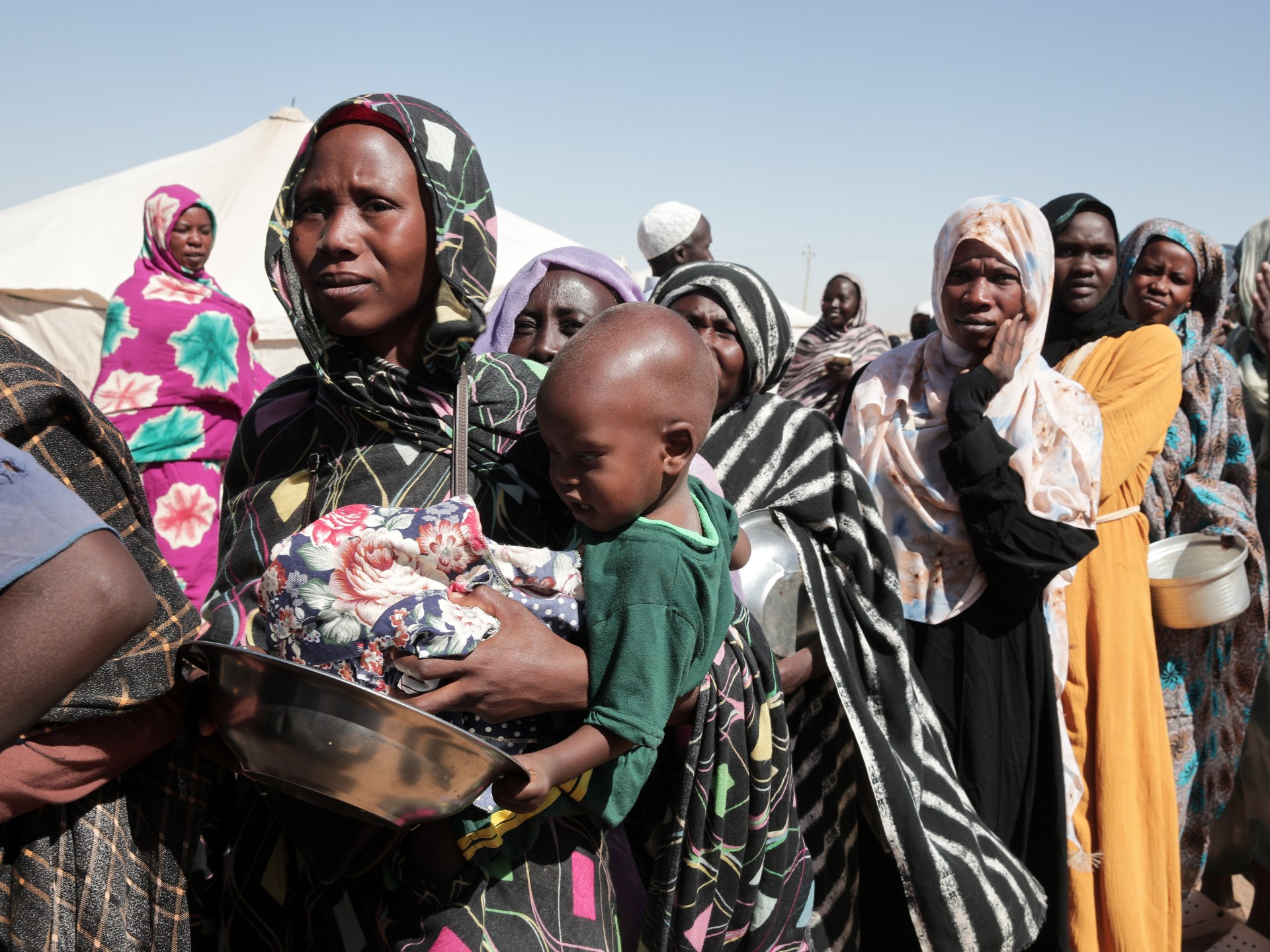 Displacement camps swell with people fleeing Sudan’s war-ravaged el-Fasher
