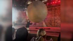Disney worker hurt stopping 180-kg fake boulder from hitting audience