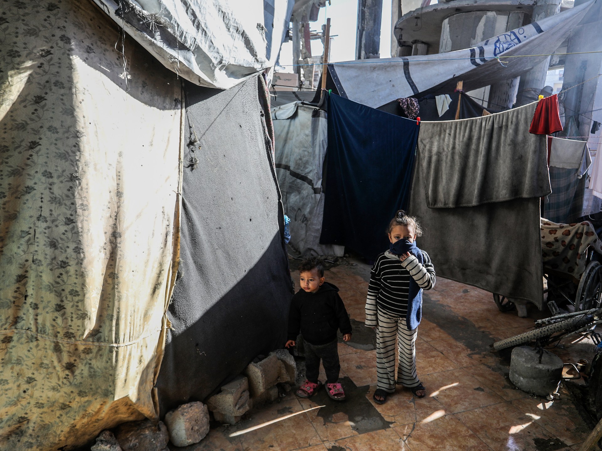 LIVE: Survivors of Israel’s genocidal war on Gaza brace for harsh weather in tents
