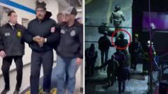 Video shows Maduro’s arrival in US and journey into custody