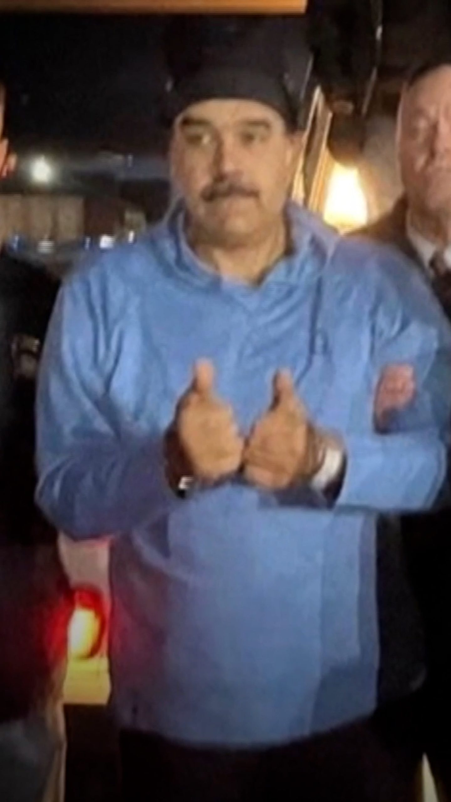 New images of Nicolás Maduro in federal custody