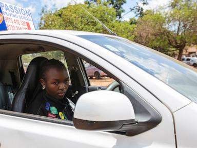 Driving instructors teach students to dodge danger on Zimbabwe roads