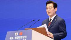 South Korea’s Lee Jae Myung meets China’s Xi as he seeks to reset ties