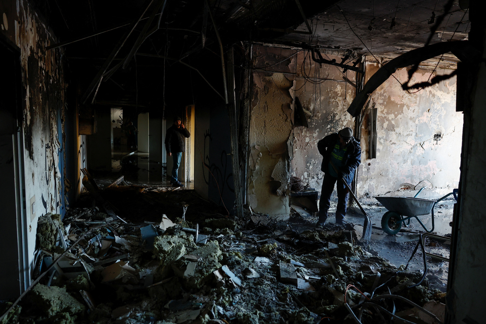 Patients evacuated after Russian strike hits Kyiv clinic