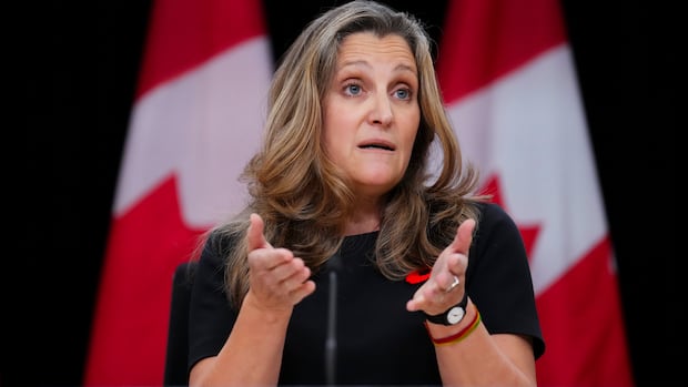 Freeland to step down in ‘coming weeks’ after accepting role advising Ukraine’s Zelenskyy