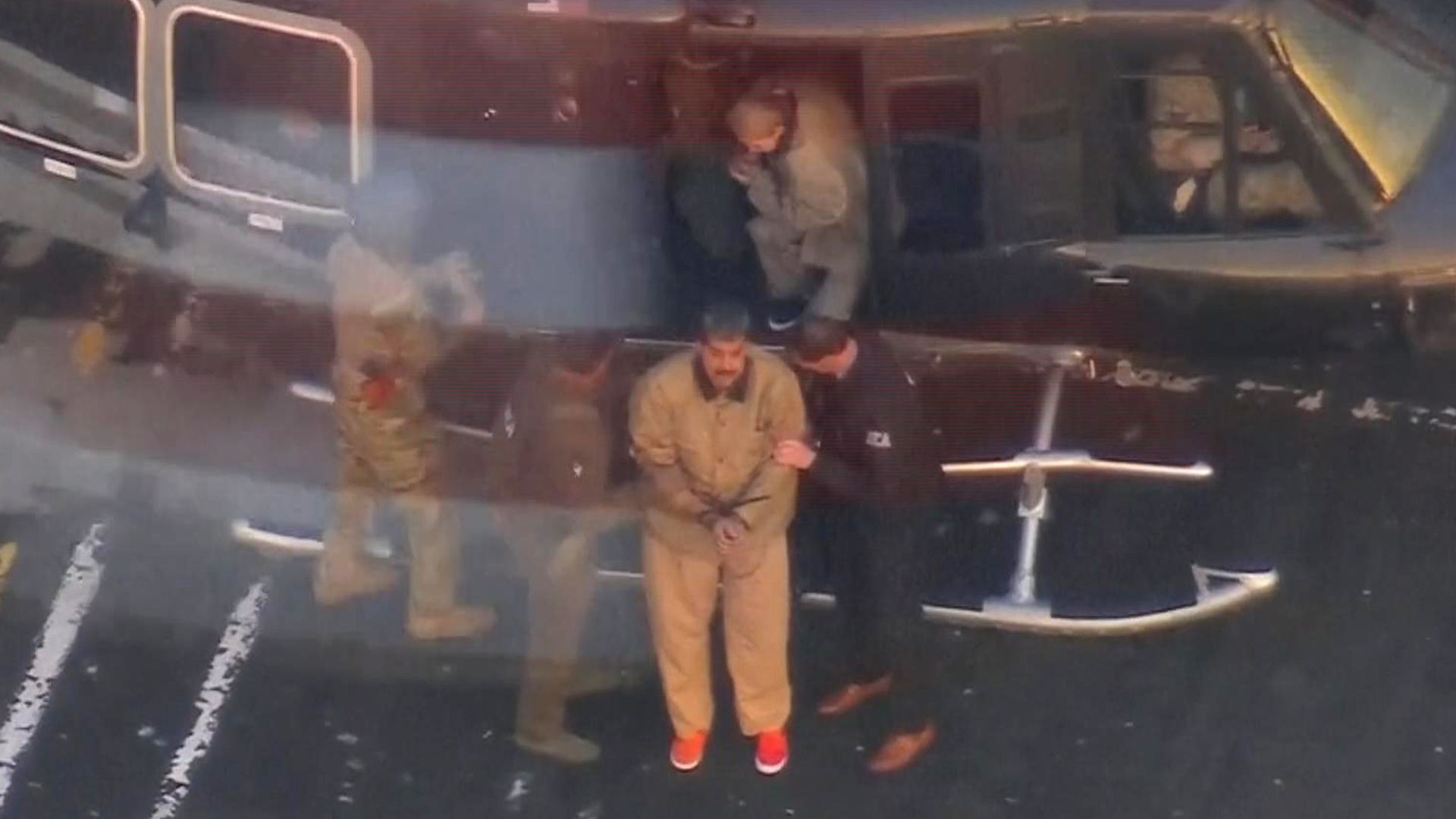 Humiliation for Maduro during transfer to US court