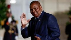 Central African Republic president  wins third term by landslide