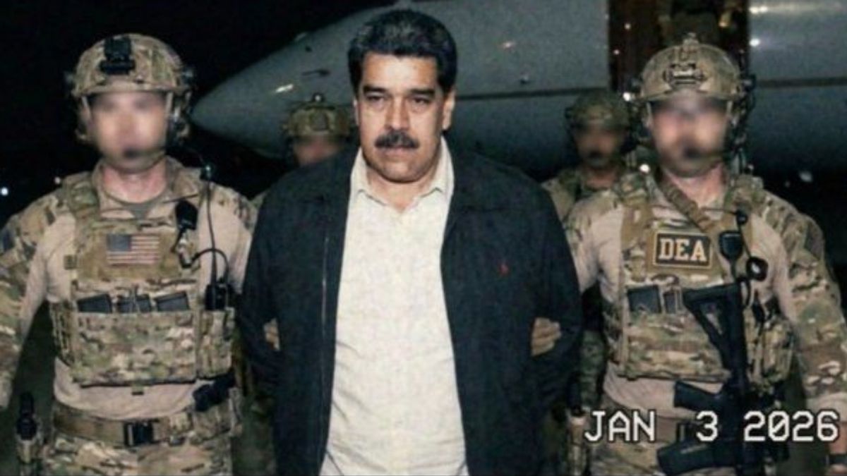 Don’t fall for this photo of Maduro being escorted by DEA officers