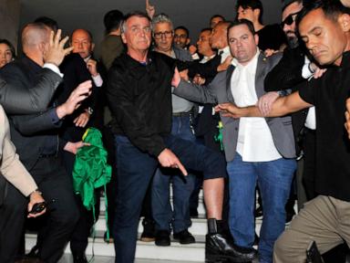 Bolsonaro returns to prison in Brazil after undergoing medical examinations following fall from bed