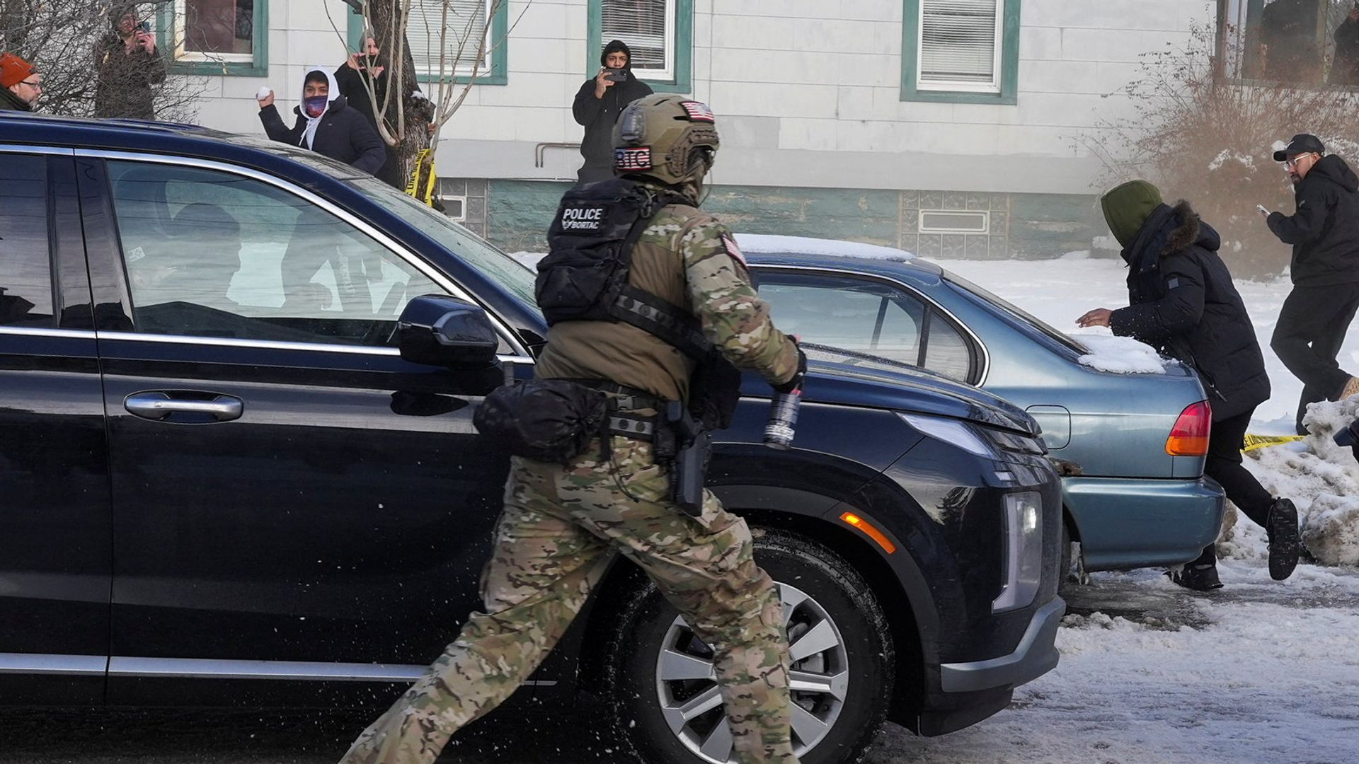 Minneapolis becomes flashpoint again as battle lines are drawn after ICE shots fired