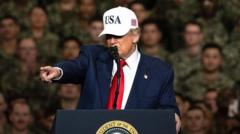 Trump calls for US military spending to rise more than 50% to $1.5tn