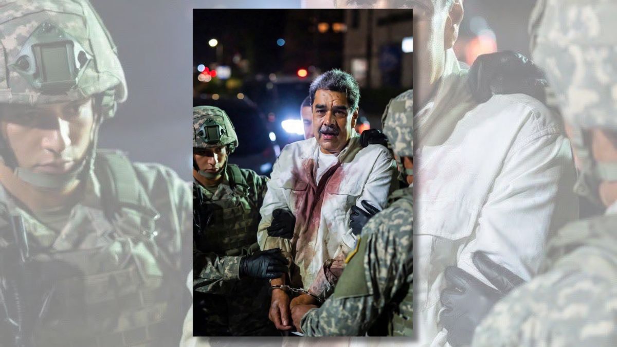 Look out for image of handcuffed Maduro in bloodied shirt