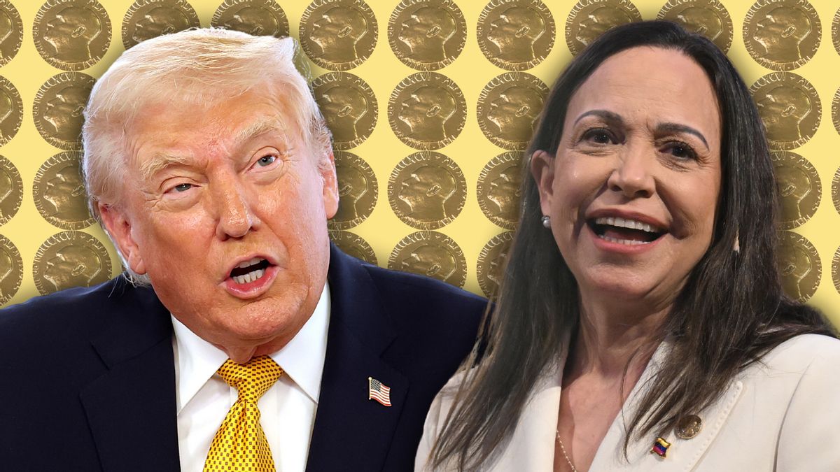 Did María Corina Machado say she wants to give Trump her Nobel Peace Prize?