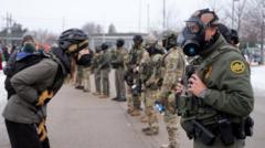 Two starkly opposed Americas laid bare by deadly ICE shooting