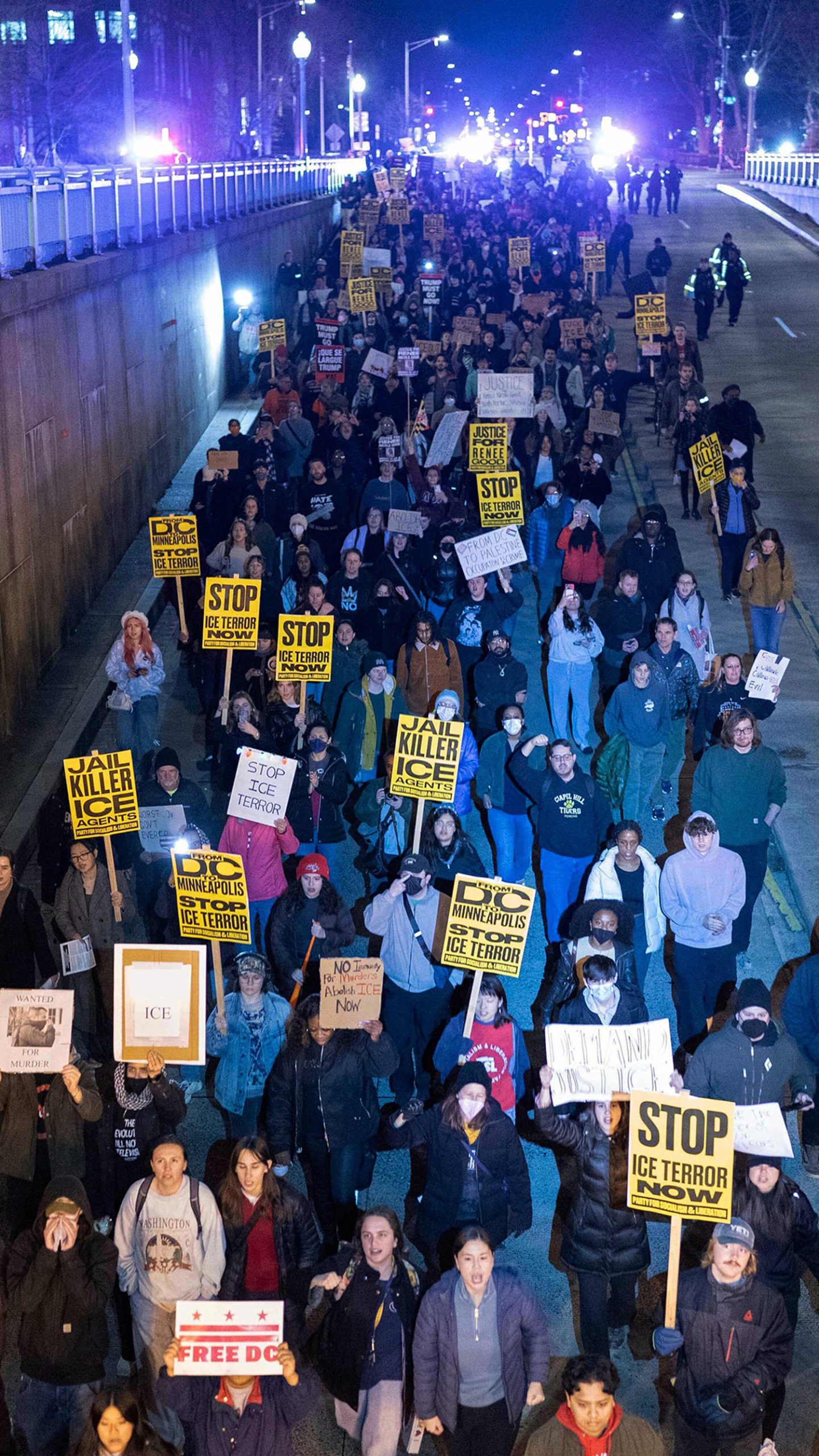 Nationwide protests erupt after fatal ICE shooting