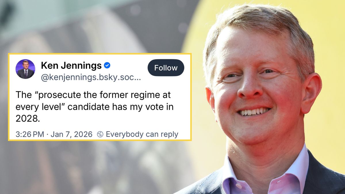‘Jeopardy!’ host Ken Jennings said he’d vote for 2028 candidate who would prosecute Trump ‘regime’