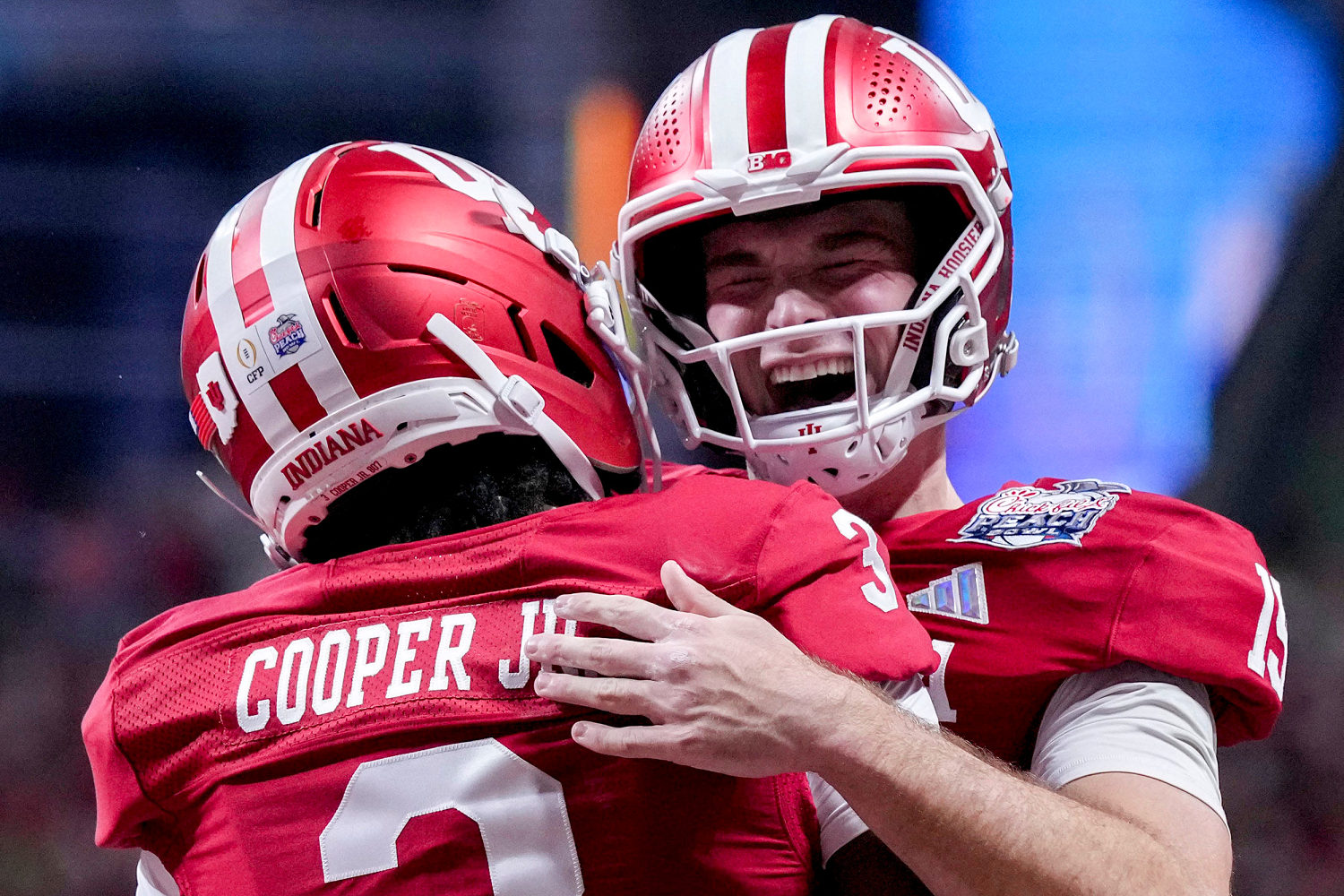 Indiana routs Oregon to advance to College Football Playoff championship