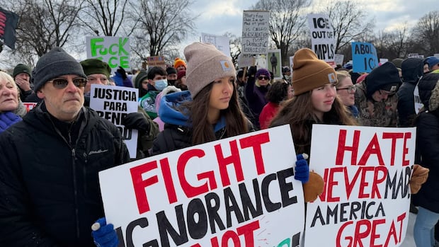How another day of anti-ICE protests played out in Minneapolis — and across the U.S.