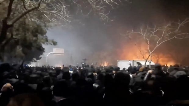 Tehran lobs threats at U.S., Israel as deadly protests continue to engulf Iran