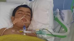 Boy with flu spent three weeks in intensive care