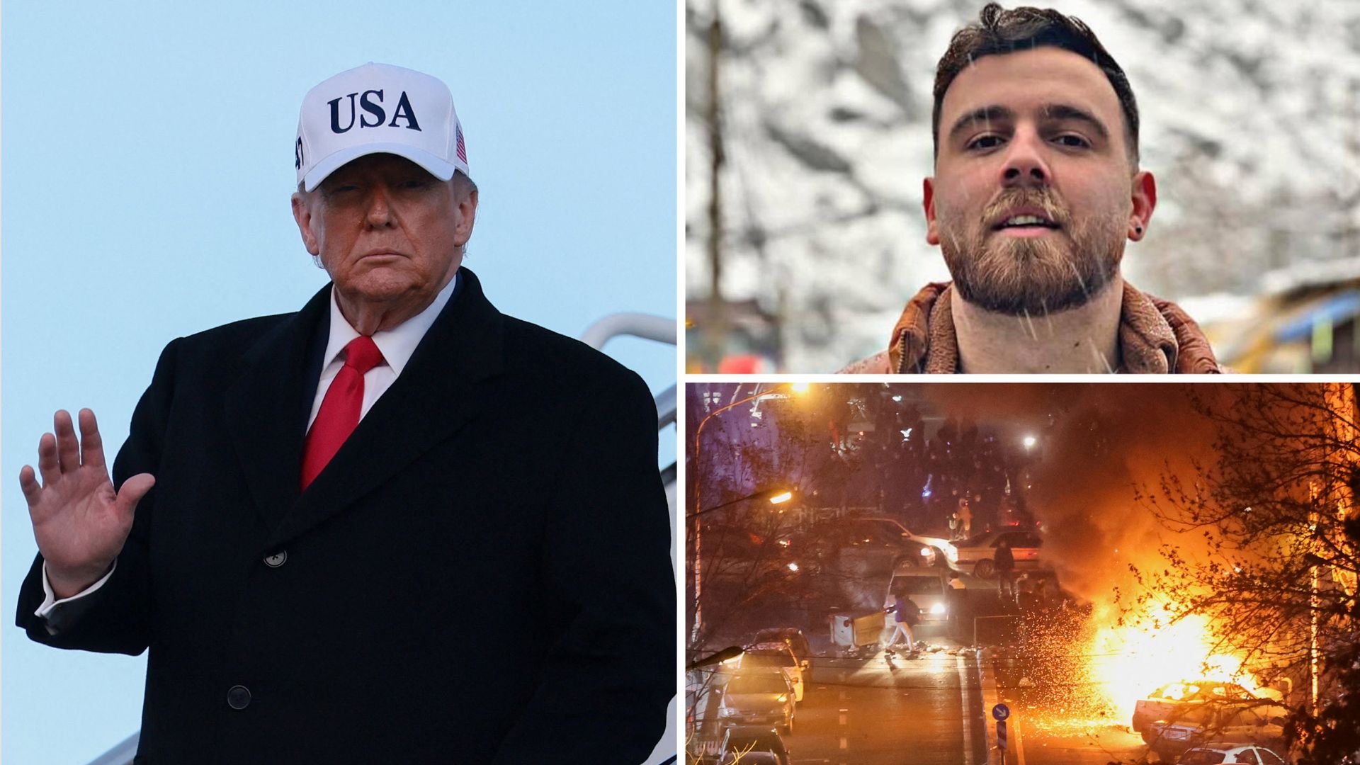 Trump makes Iran pledge as more than 2,000 protesters reported killed