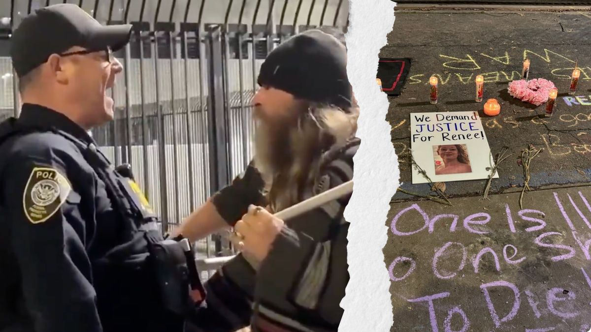 Real video shows DHS officer defacing Renee Good memorial