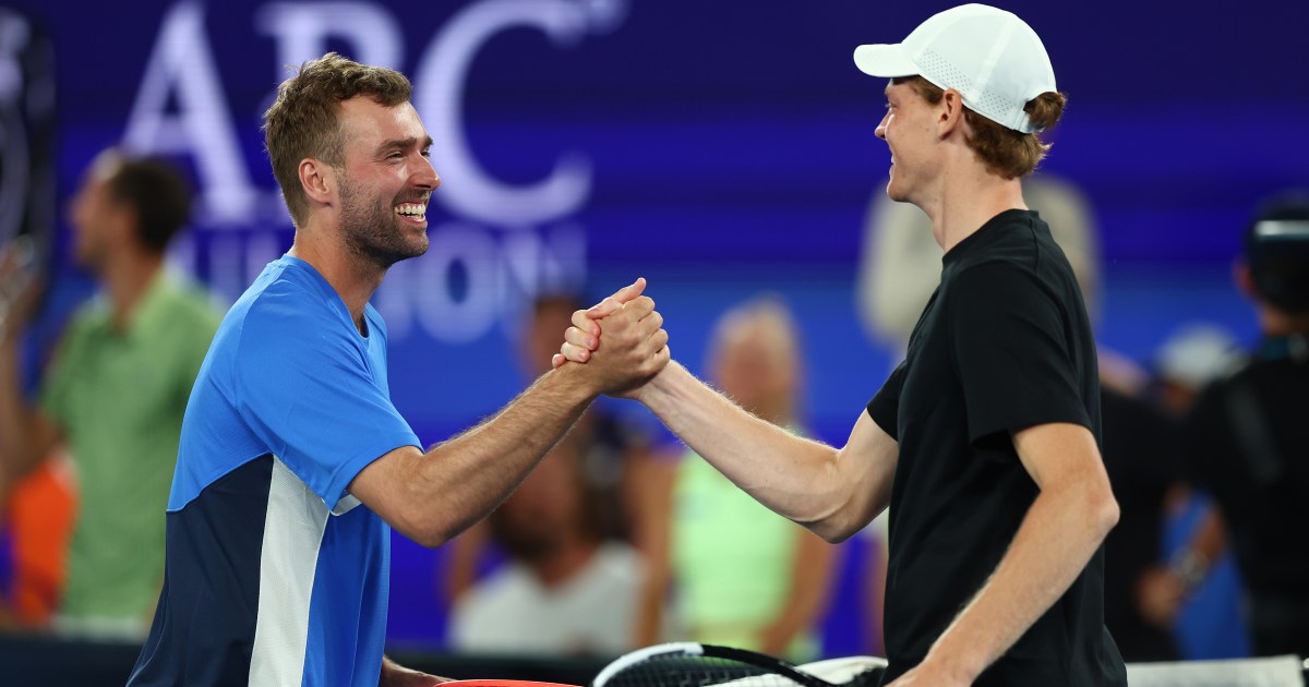 Amateur Smith upsets Sinner to win ‘One Point Slam’ before Australian Open