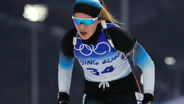 Greenland biathlete pursues Olympic dream while anxious about ‘terrifying’ threats to her homeland