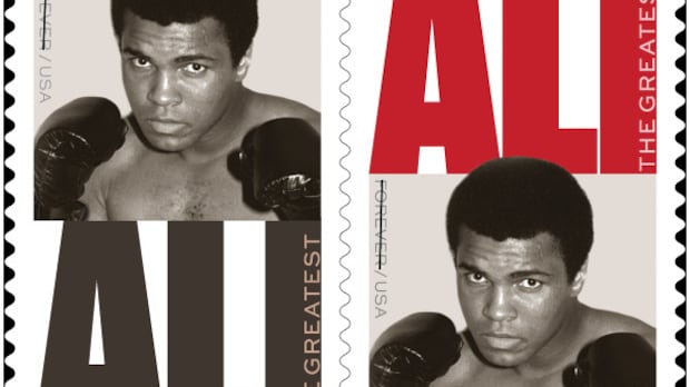 Muhammad Ali once said he wanted to be a postage stamp. Now he’s getting his wish