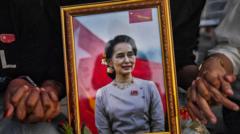 From behind bars, Aung San Suu Kyi casts a long shadow over Myanmar