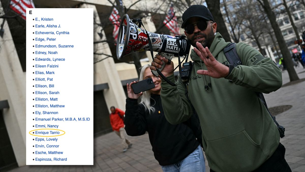 Is Enrique Tarrio an ICE agent? Checking claim about DHS leak