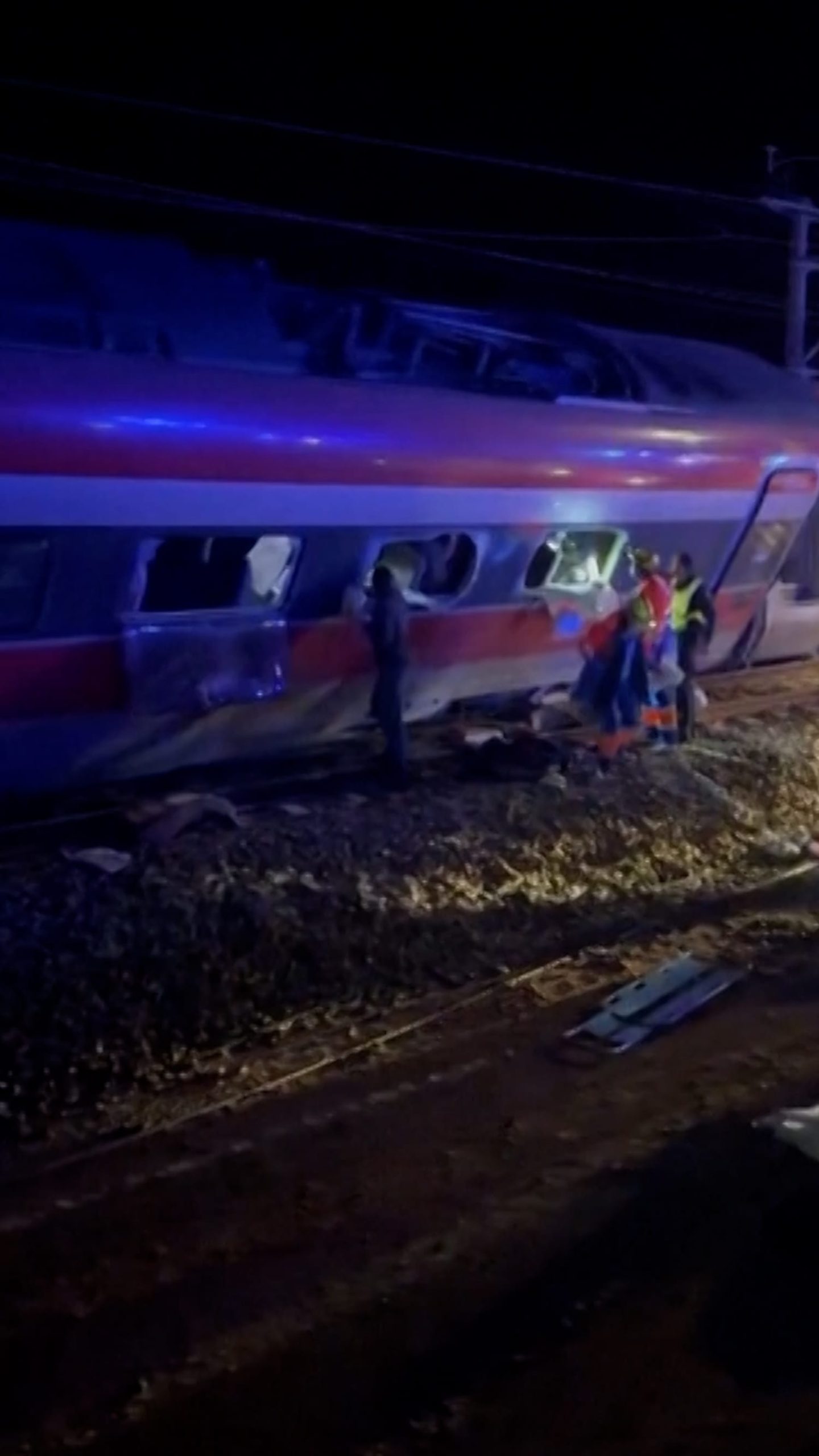 Train collision in Spain leaves at least 20 dead