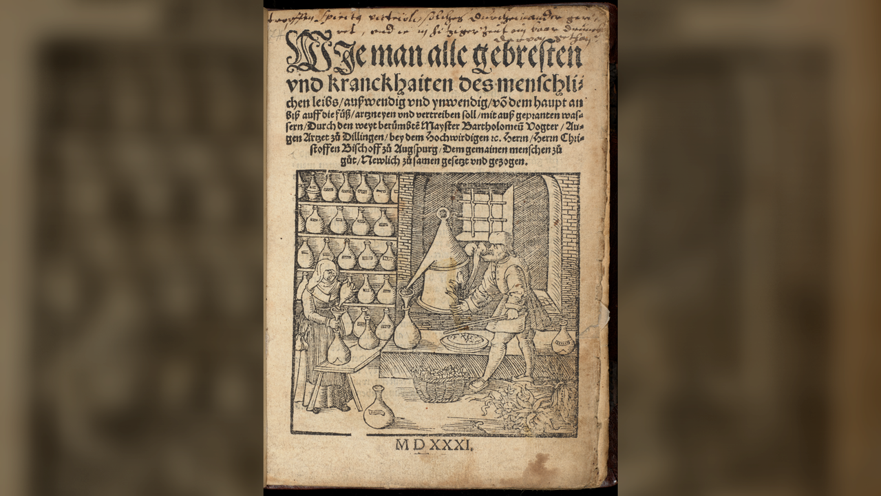 Remnants of spills on Renaissance-era textbook reveal recipes for ‘curing’ ailments with lizard heads and human feces