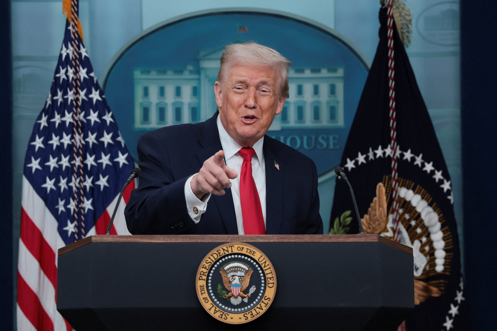 Key takeaways from Trump’s one-year anniversary briefing