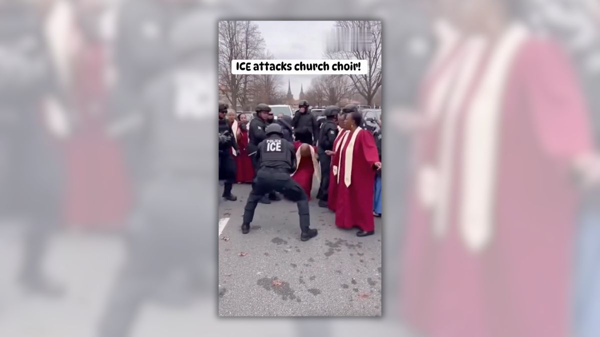 Video of ICE agents’ supposed ‘attack’ on Black church choir isn’t what it seems