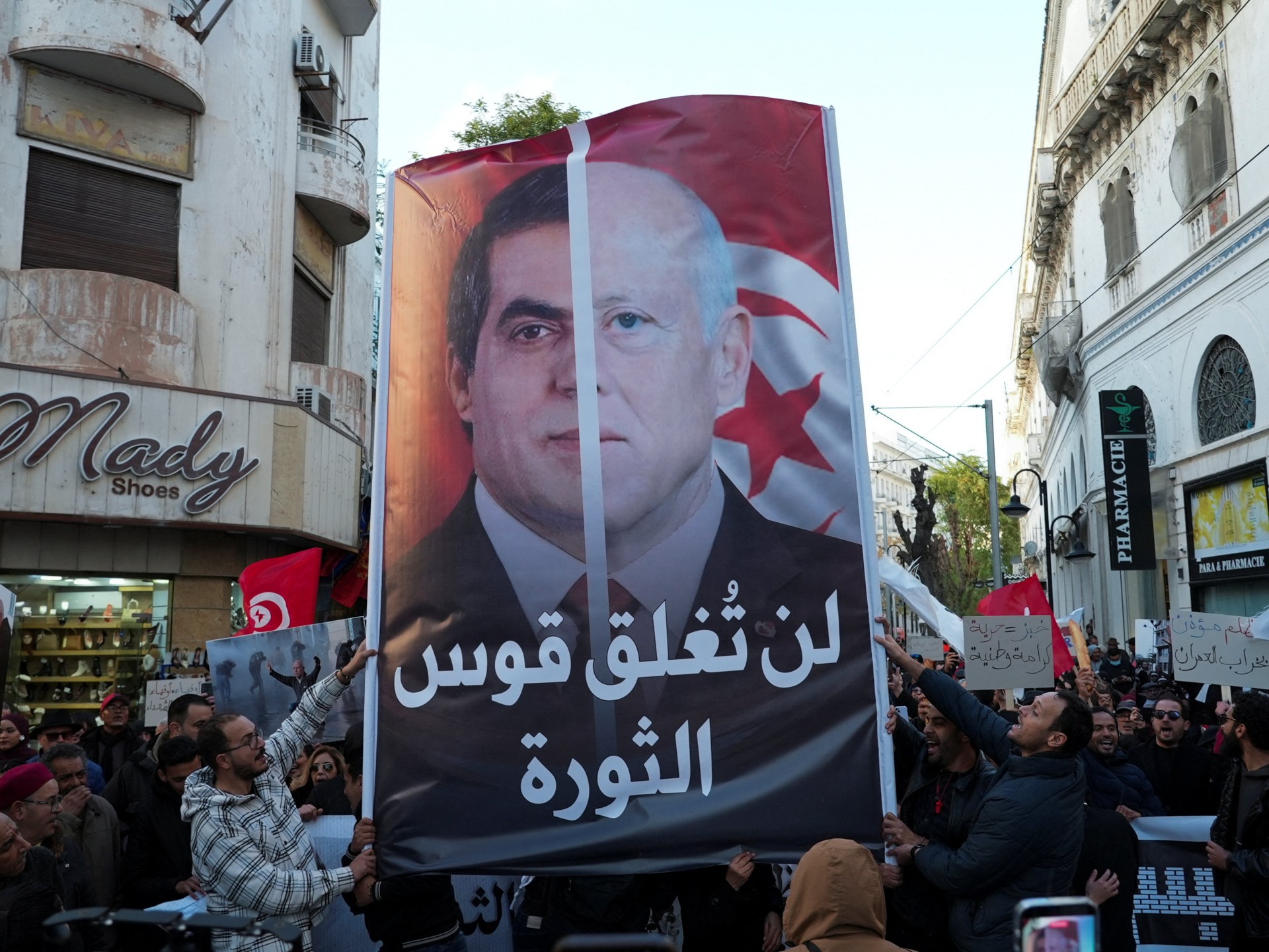 Two popular Tunisian journalists handed three-year jail terms