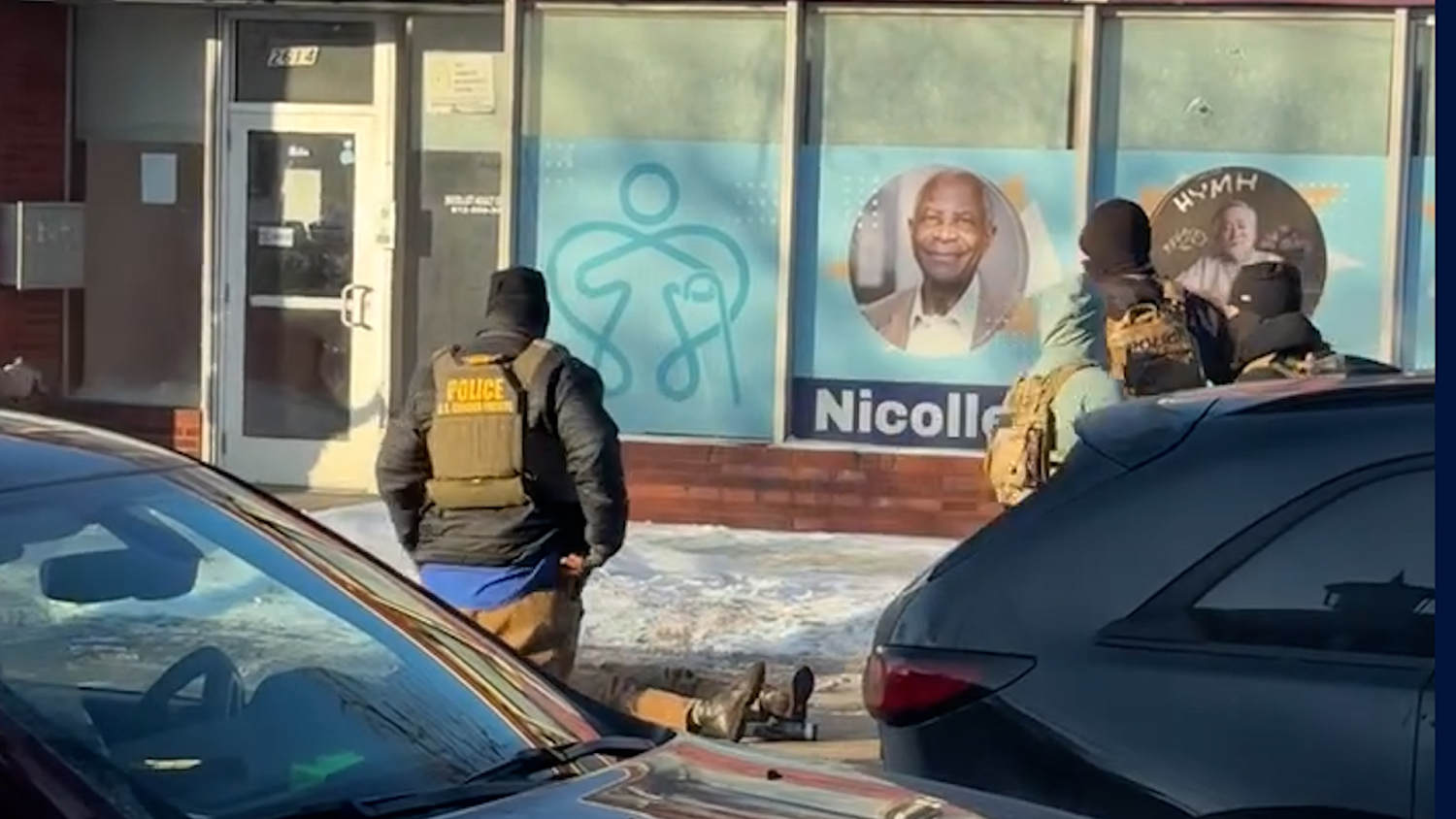 Video appears to show shooting involving federal agents in Minneapolis
