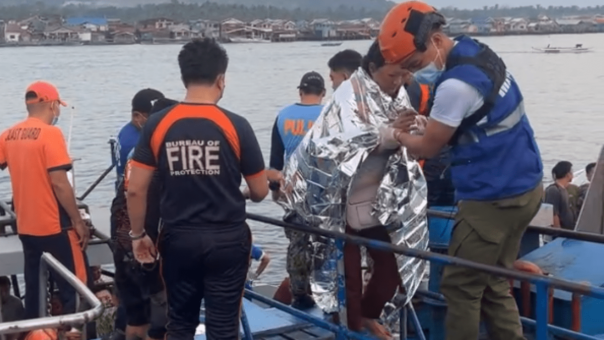 Ferry carrying over 350 people sinks in Philippines, killing at least seven