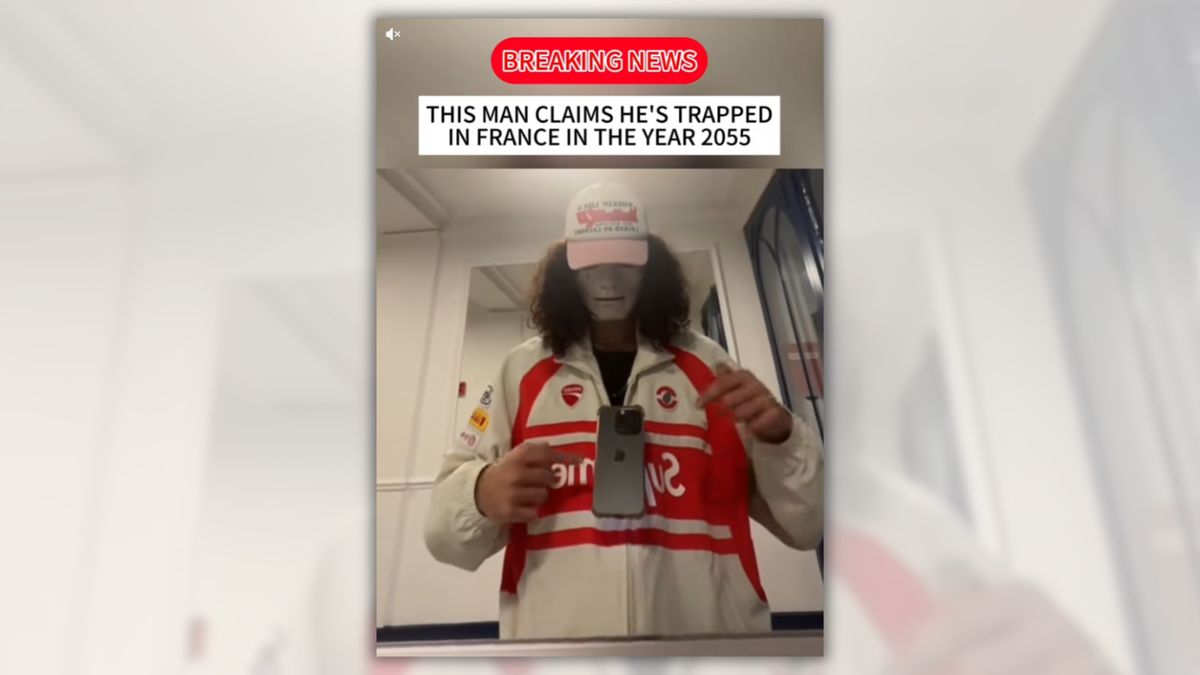 Spoiler alert: Masked man is not time traveler ‘stuck in 2055’