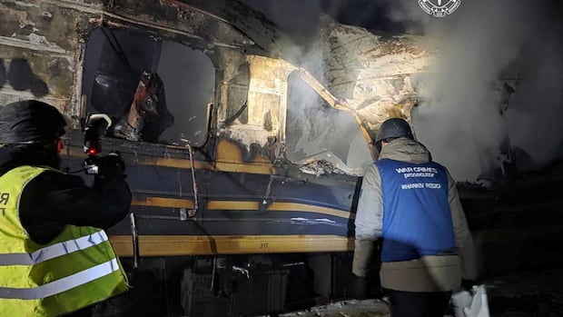 Russian drone strike on passenger train in Ukraine’s Kharkiv region kills 5: prosecutors