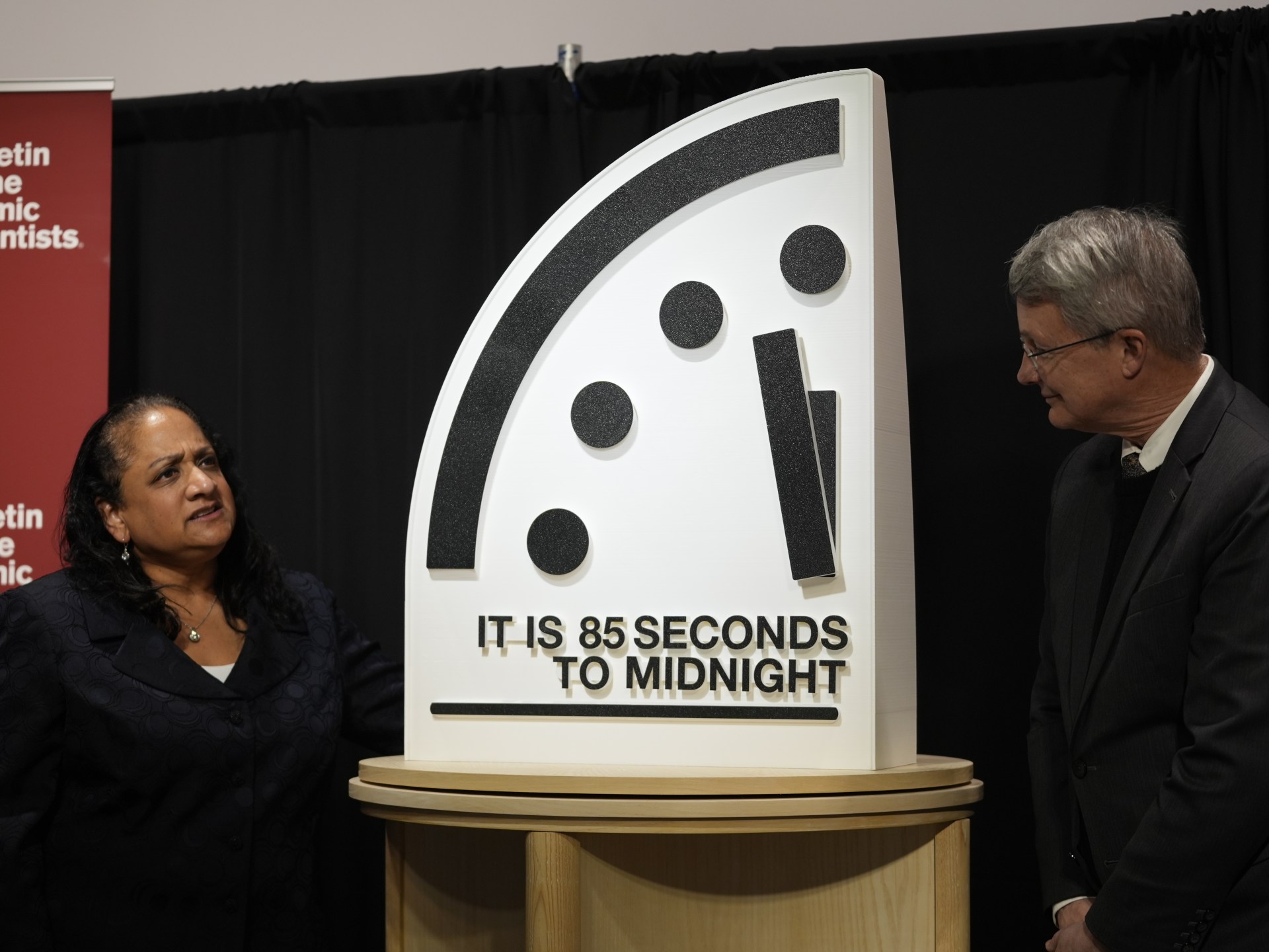 Symbolic Doomsday Clock moves closer to midnight amid ‘catastrophic risks’