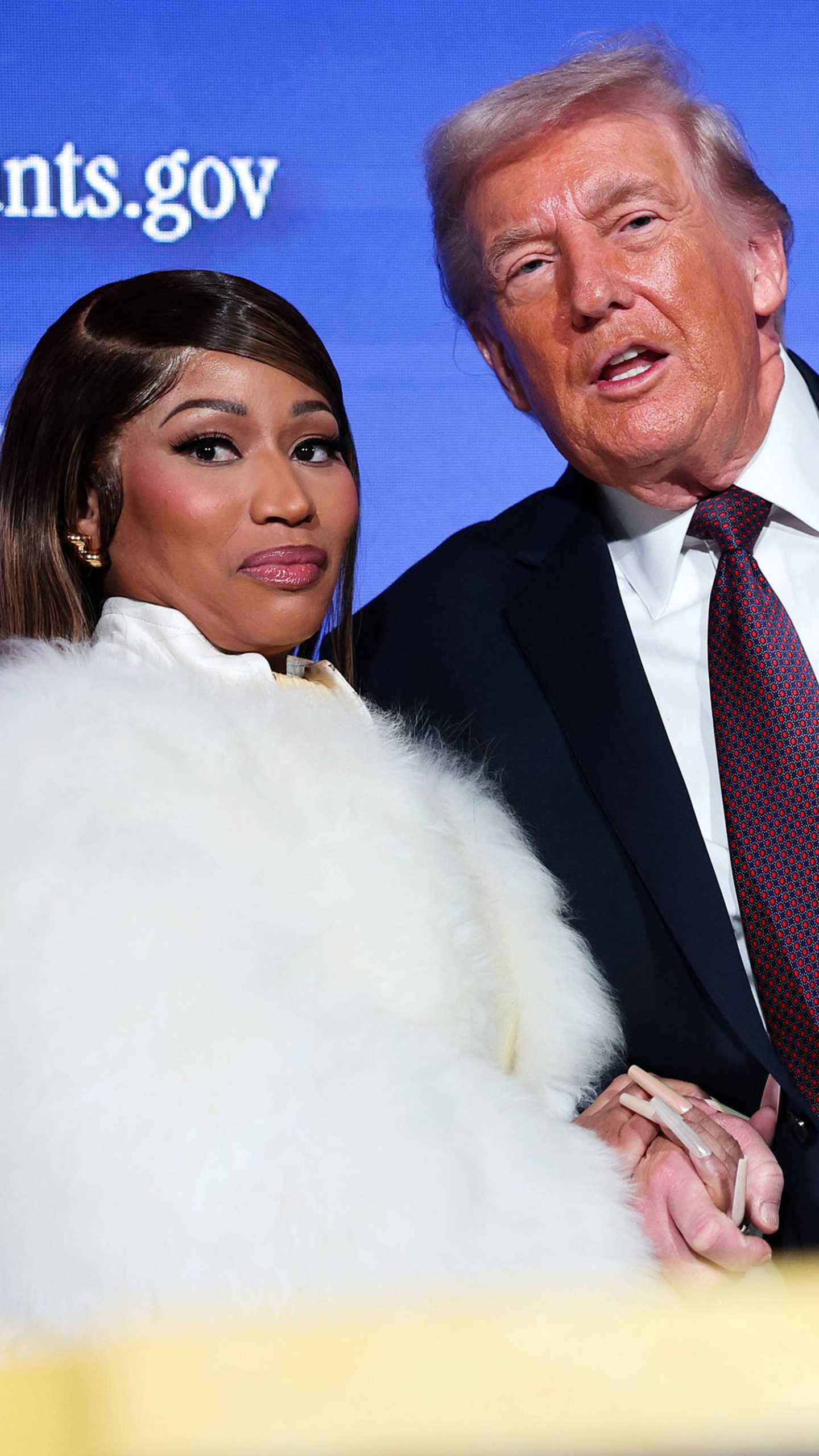 Trump brings Nicki Minaj on stage during D.C. event