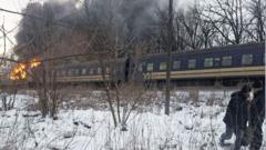 Panic on crowded Ukraine train – passenger describes moment of Russian drone strike