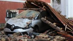 At least five killed after Storm Kristin hits Portugal