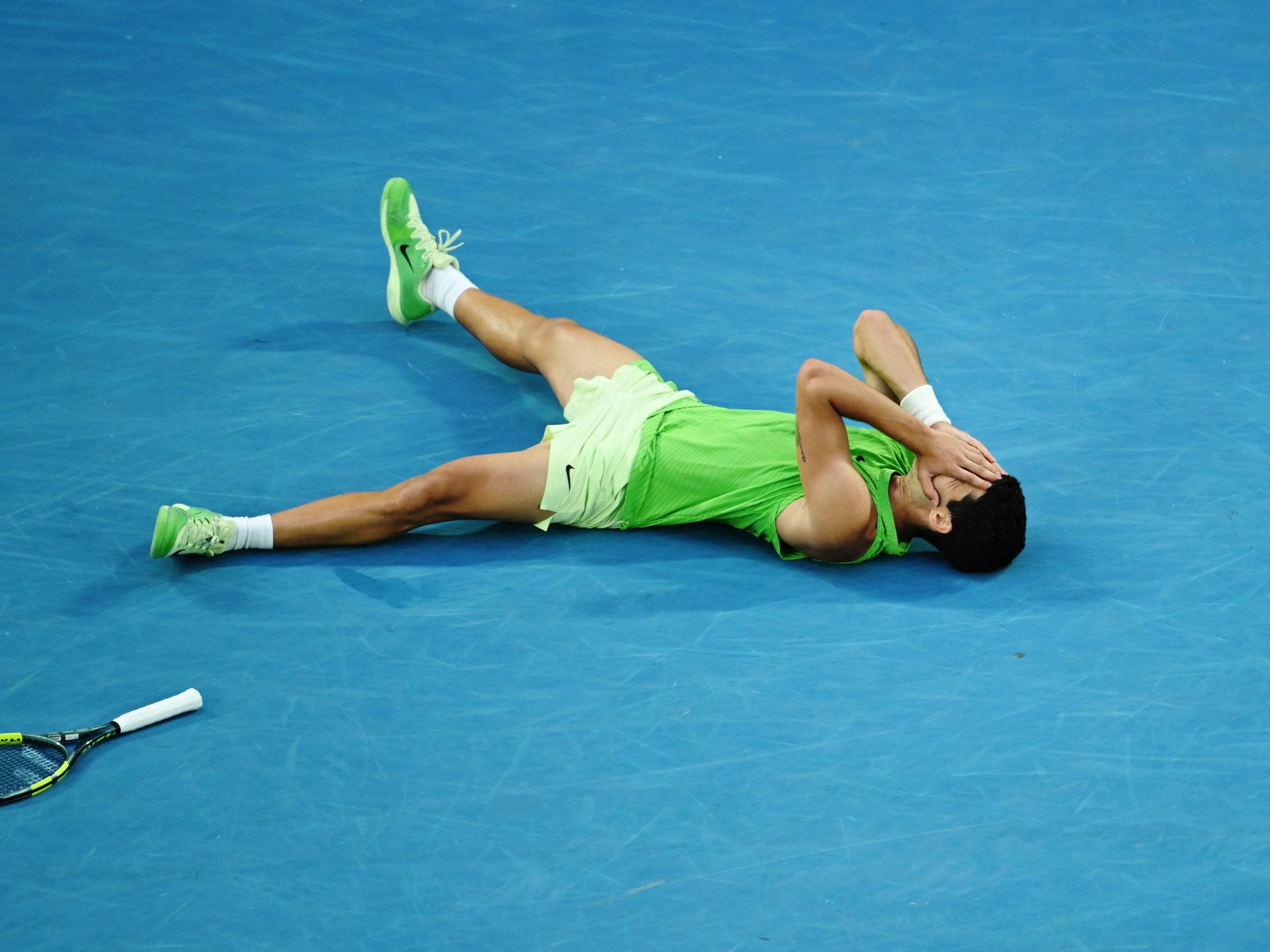 Alcaraz beats Zverev to break slam record in reaching Australian Open final