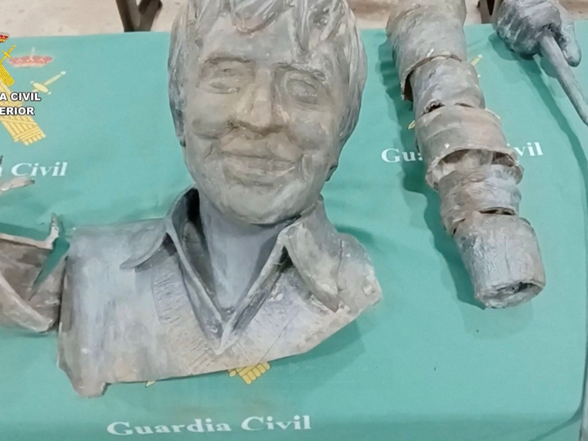 Missing statue of golf legend Ballesteros found chopped in pieces in Spain