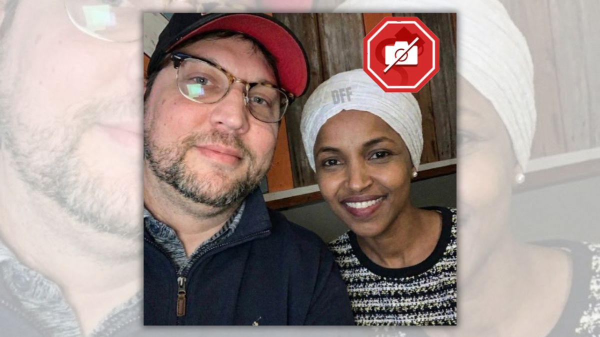 Look out for image claiming to show Ilhan Omar with suspected attacker