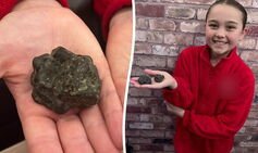 Girl casually finds 4.5 billion year old meteorite older than Earth during family trip